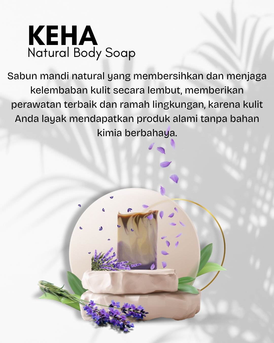 Creamy Lavender – Sabun Natural Lavender Pencerah & Pelembap Kulit Kering - Gambar 3
