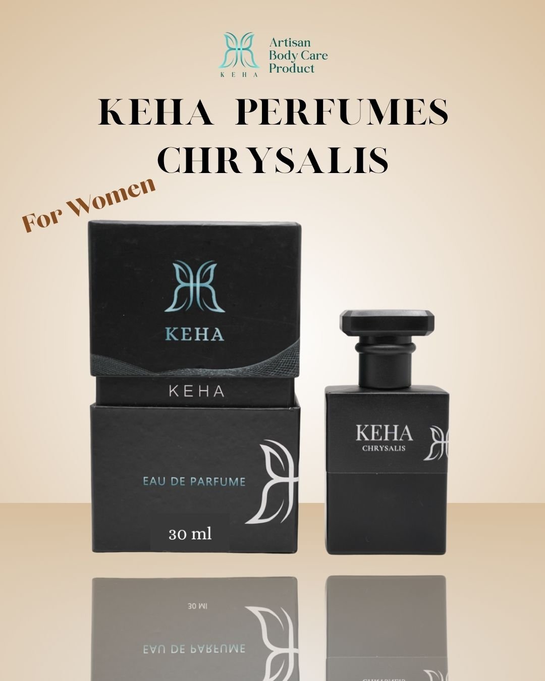 KEHA Chrysalis – Elegant Citrus Patchouli Perfume with Rose & Vanilla - Image 4