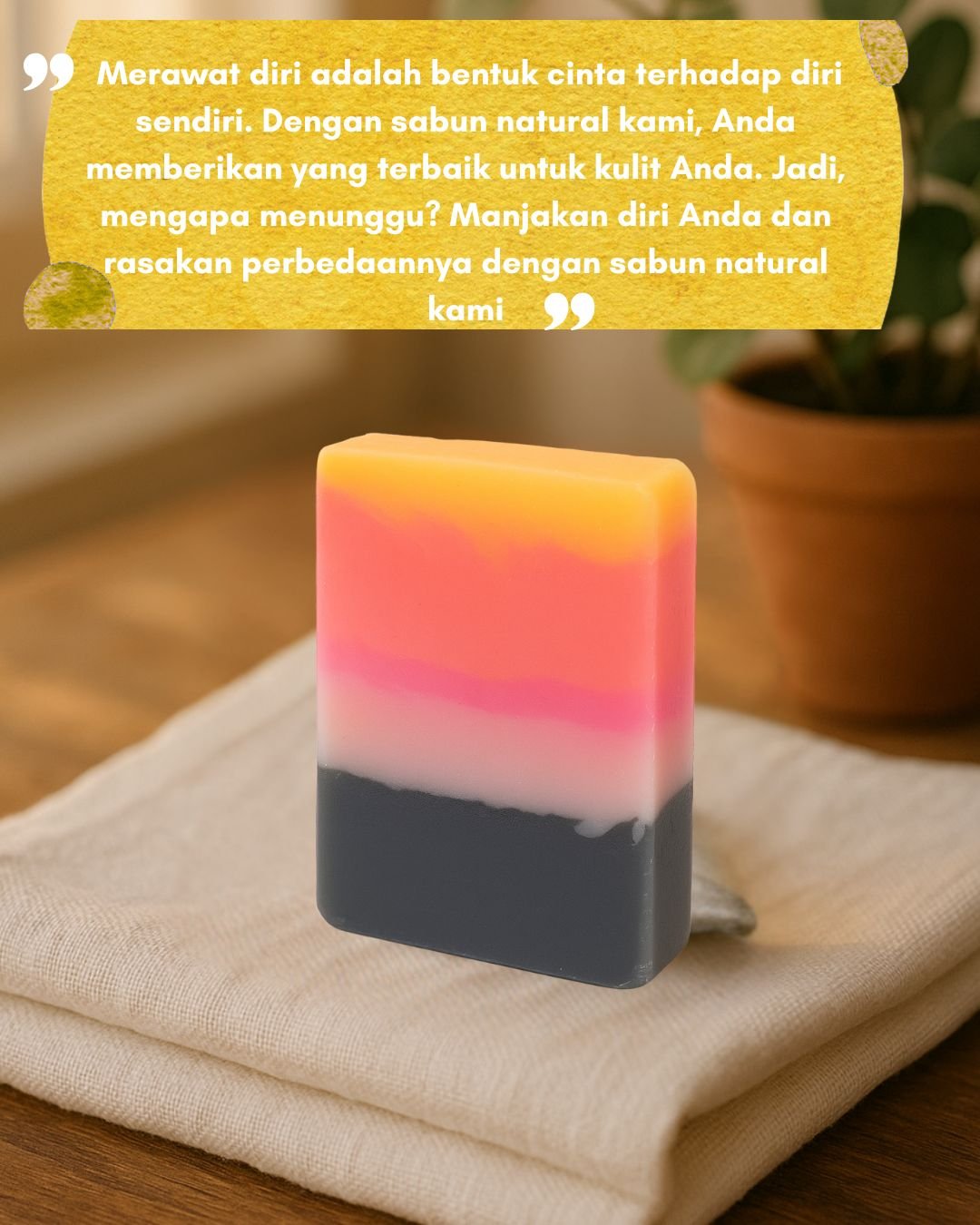 Rose Blossom – Sabun Natural Mawar Mewah dengan Charcoal & Shea Butter - Gambar 7